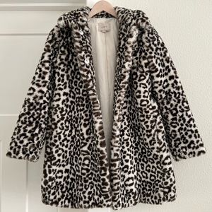 Leopard Print Fluffy Jacket
